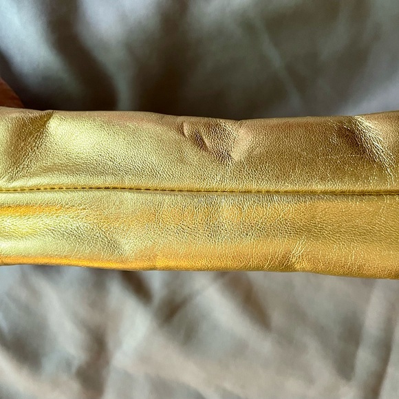 Prada Metallic Gold Clutch - Picture 5 of 8